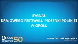 Sygnał Krajowego Festiwal Piosenki Polskiej w Opolu [upl. by Kezer]