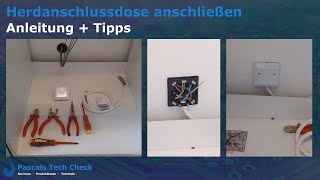 Herdanschlussdose anschließen  anklemmen  Anleitung  Tipps 400V 5 Adern  Anschlussdose EHerd [upl. by Apilef170]