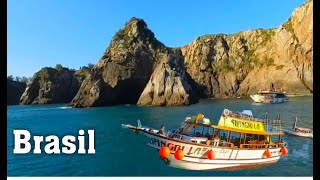 Brasil Vacaciones Tur en barco a Arraial del Cabo Río de Janeiro Vlog [upl. by Olegnad]