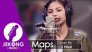 Maps  Maroon 5  Cover by JNissi and Jekong Band at Ariyah Records [upl. by Alemaj]