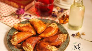 The best qatayef recipe  QATAYEF with Nuts amp cheese filling [upl. by Dahlstrom]