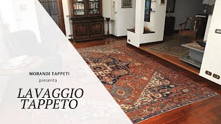 Lavaggio del tappeto  Morandi Tappeti [upl. by Ettelocin]