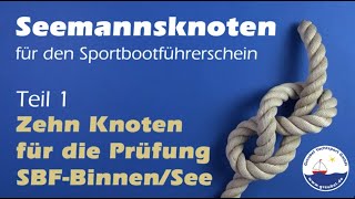 Sportbootführerschein BinnenSee 10 Knoten für die Prüfung [upl. by Roxana]