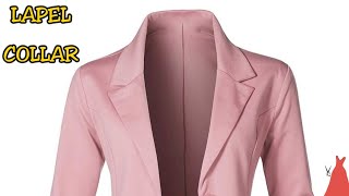 HOW TO CUT AND SEW A LAPEL COLLAR  STITCHADRESS [upl. by Ahseyd]