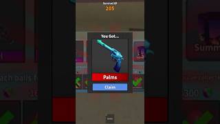 I Got The Palms Gun In Murder Mystery 2 shorts roblox mm2 [upl. by Irroc]