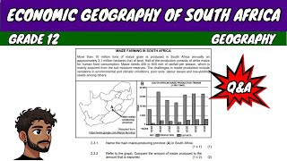 Economic Geography of South Africa Grade 12 Geography [upl. by Zinnes]