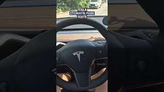 TESLA OTOMATİK PARK TESTİ [upl. by Sheppard282]