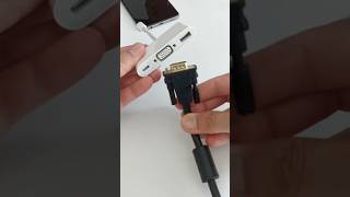 This is how to use the VGA cable on the Android Phone find out here shorts [upl. by Odlonra]