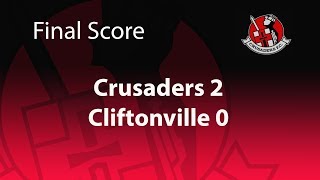 Crusaders 20 Cliftonville 261217 [upl. by Clementas592]