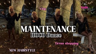 Hoco vlog grwm plus come alone 🫶🏿 [upl. by Ellevehs137]