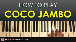 HOW TO PLAY  Mr President  Coco Jambo Piano Tutorial Lesson [upl. by Feil613]