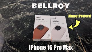 iPhone 16 Pro Max Bellroy Case Review  ALMOST Perfect [upl. by Adroj]