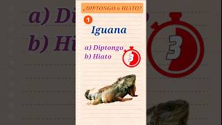 ✅ ¿DIPTONGO o HIATO Test de GRAMÁTICA lenguaespañola eso ebau español bachillerato [upl. by Romona]