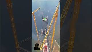 World tallest bridge amazingarchitecture 超级工程 aerial mountains bridge shorts [upl. by Kcirrek]