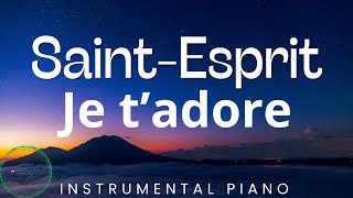 Saint Esprit je tadore Adoration au Piano [upl. by Notsirt673]