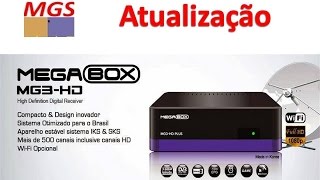 Atualização MegaBox MG3 HD Plus Satélite  dia 13082017 [upl. by Navinod393]