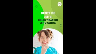 Como tirar dentes de leite do jeito certo shots [upl. by Omolhs]