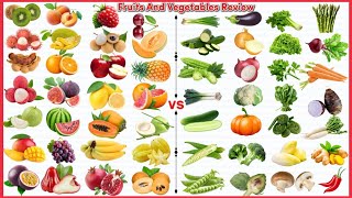 200 Fruits And Vegetables Review  Fruits In English Vocabulary  Vegetables In English [upl. by Meadow]