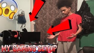 MY INSANE 10000 GAMING SETUP • BEST FORTNITE SETUP [upl. by Odlanor]