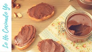 Cómo hacer Crema de Cacao con Avellanas  Nutella Casera  LHCY [upl. by Sakul]