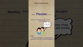 Placate meaning and example english  thegrammariansadiat [upl. by Cicero631]