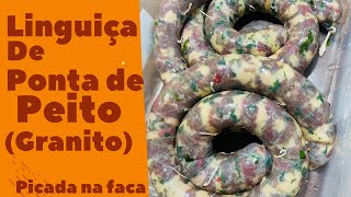 Linguiça caseira de Ponta de Peito  na laranja [upl. by Preiser]