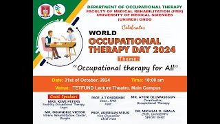 WORLD OCCUPATIONAL THERAPY DAY 2024  Theme  Occupational Therapy for All [upl. by Mariel]