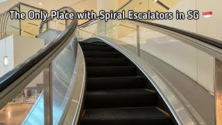 The only place with Spiral Escalators in Singapore [upl. by Margherita]