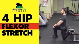 Hip Flexor Stretch  Stretch ALL 4 HIP FLEXOR MUSCLES [upl. by Shiroma]