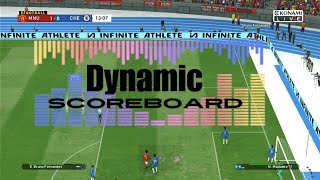 SCOREBOARD PES 2018 PS3  EFOOTBALL 2025  PRO EVOLUTION SOCCER 🔥🔥🔥 [upl. by Jayson]