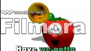 VeggieTales Theme Song 1998 with LYRICS Version 1 VHS Capture with ShapeTales 1998 Audio [upl. by Elakram732]