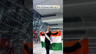 Miss Universe India 2024 🇮🇳🥳 Proud moment of India 🇮🇳🥳shortfeed missuniverse love international [upl. by Baxie]