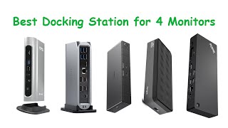 Best Docking Station for 4 Monitors [upl. by Urias]