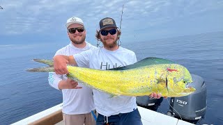 Catching Big Bull Mahi  Offshore Charleston South Carolina [upl. by Eivod]