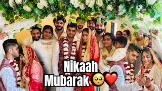 NIKAH MUBARAK 🌙 Alhumdulillah  Huda Appi Ka Nikah Me Emotional hogaye  Fokats  Abresh amp Zeeshan [upl. by Effie509]