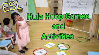 ESL Hula Hoop Games and Activities [upl. by Darrin]