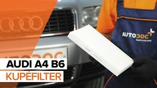 Så byter du kupéfilter på AUDI A4 B6 GUIDE [upl. by Mandeville]