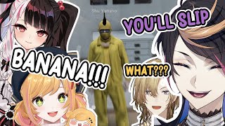 NIJI JP REACT TO BANANA SHU YAMINO IN GTA [upl. by Cohe]