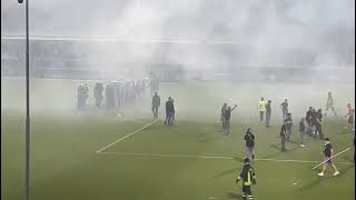 BRESCIA IN SERIE C LA CURVA INVADE IL CAMPO [upl. by Anees627]