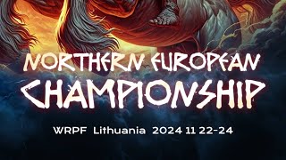 Tarptautinis jėgos trikovės čempionatas NORTHERN EUROPEAN CHAMPIONSHIP 2024 Pirma diena [upl. by Atalaya]