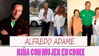 Alfredo Adame protagoniza riña callejera con una mujer en la CDMX [upl. by Corso107]