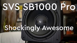 SVS SB1000 Pro Subwoofer  Unboxing  Demo [upl. by Aibsel924]