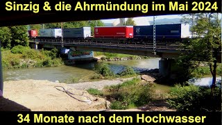 Ahrtal im Mai 2024  Bilder des Ahrufers von der Ahrmündung amp Sinzig [upl. by Hootman]