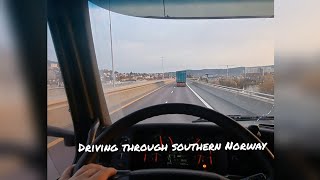 POV norwegian truck going from Tønsberg to Hamar no talking just driving [upl. by Endora]