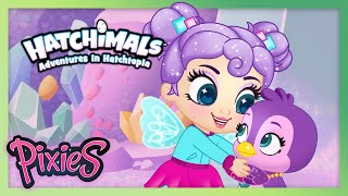 Hatchimals Pixies Episodes 1 to 5  Adventures in Hatchtopia Compilation  Cartoon for Kids [upl. by Etteve]