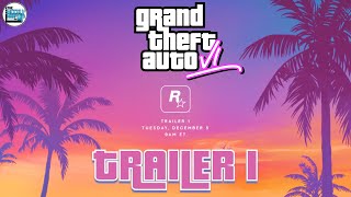 GRAND THEFT AUTO 6 TRAILER COUNTDOWN WATCH PARTY amp REACTION  GTA 6 Trailer IS FINALLY HERE [upl. by Victory]