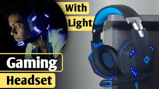 Best Gaming Headset with Lights  Cosmic Byte G2000 Unboxing [upl. by Aifoz]