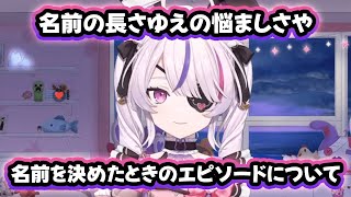 名前の長さゆえの悩ましさや、名前を決めたときのエピソードについて話すマリアちゃん【マリア・マリオネットにじさんじ切り抜き日本語雑談】 [upl. by Dickens]