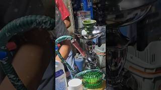 warsibazar Glass Hookah Pot Green Indo Minar 18 Inch Glass Hookah Pipe Length 125 shorts viral [upl. by Lavona]