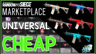 BEST amp MOST Affordable Skins on the Marketplace  Rainbow Six Siege [upl. by Tenney65]